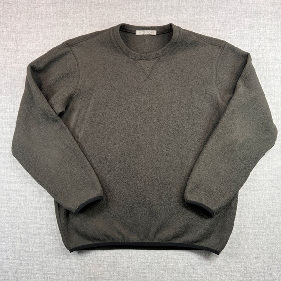 Outerknown Other - Outerknown Recycled Fleece Crewneck Sweatshirt Men Medium Gray Sustainable GORP